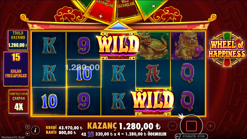 Wheel of Happiness Bonus