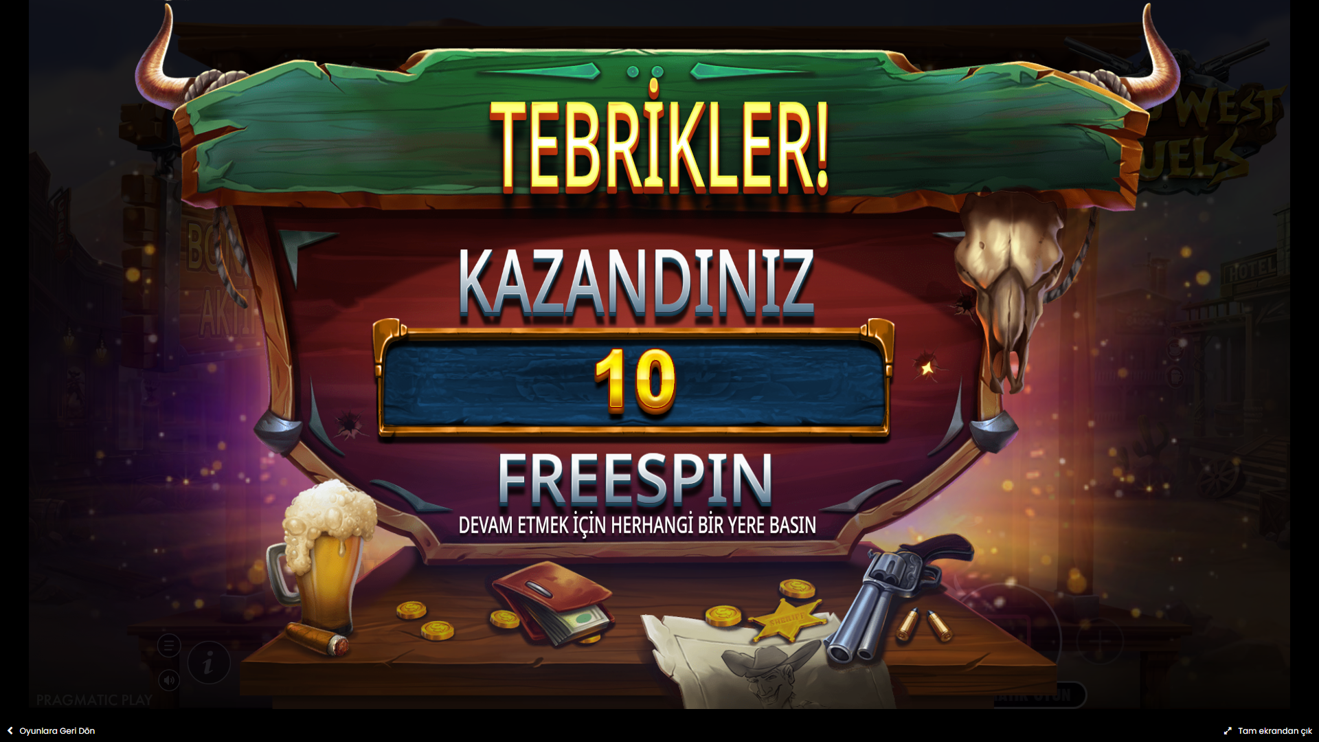 Wild West Duels Bonus