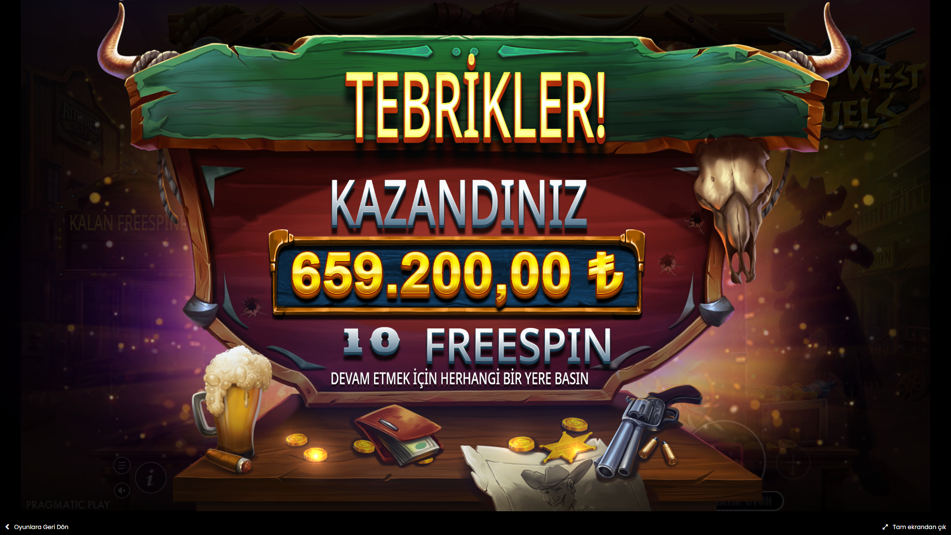 Wild West Duels Bonus