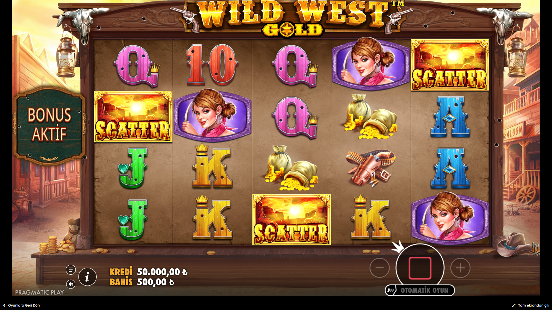 Wild West Gold: Bonus