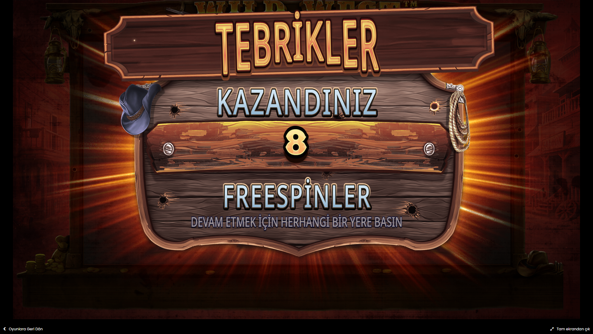 Wild West Gold: Bonus