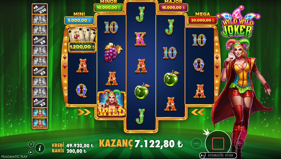 Wild Wild Joker Bonus