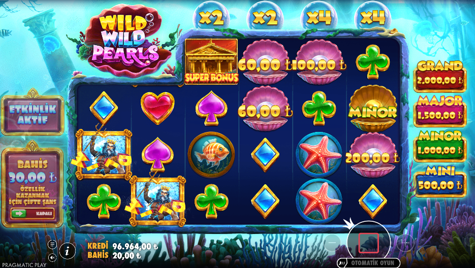 Wild Wild Pearls Gameplay
