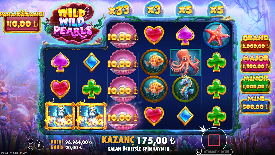 Wild Wild Pearls Bonus