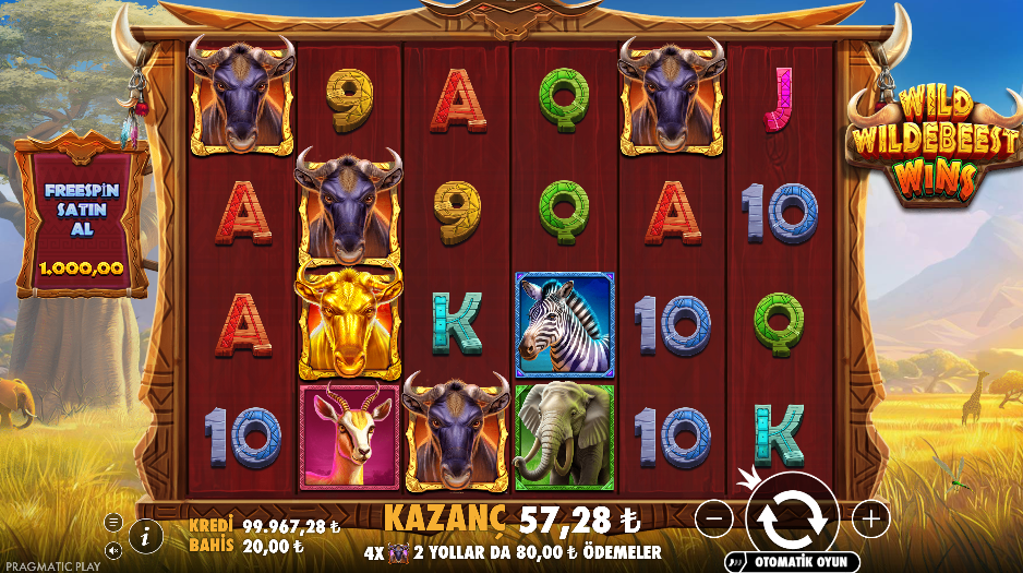 Wild Wildebeest Wins Gameplay