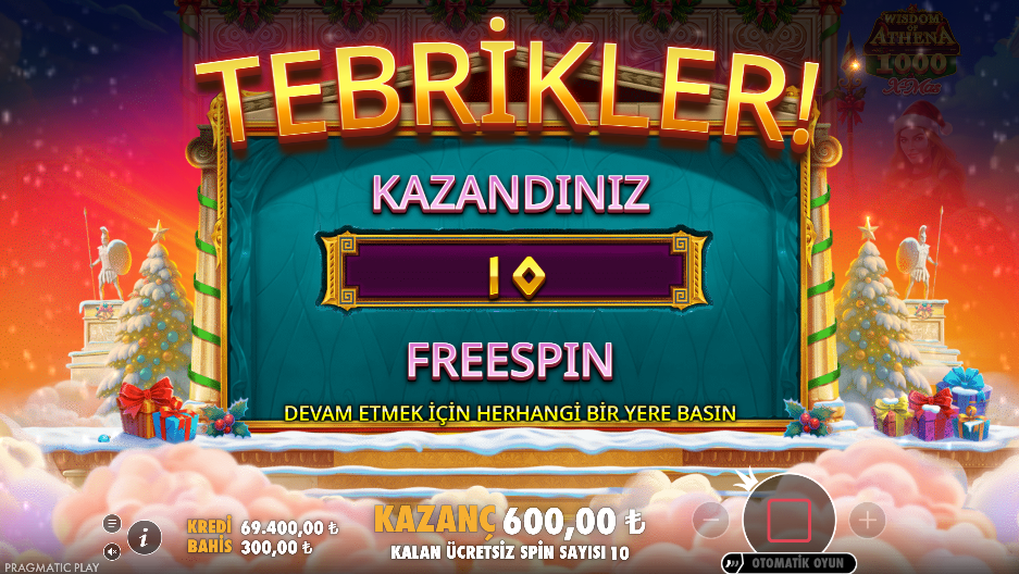 Wisdom Of Athena 1000 Xmas Bonus