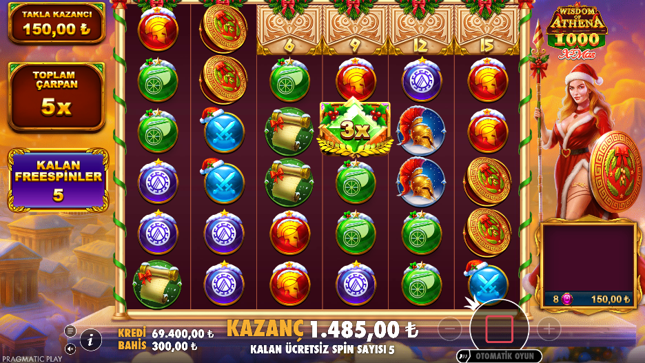 Wisdom Of Athena 1000 Xmas Bonus