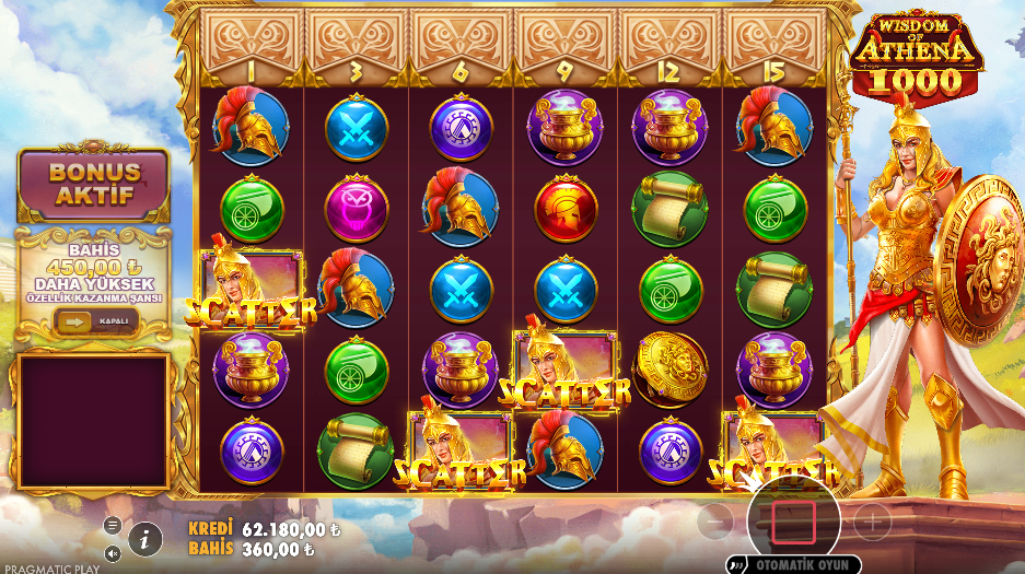 Wisdom of Athena 1000 Bonus