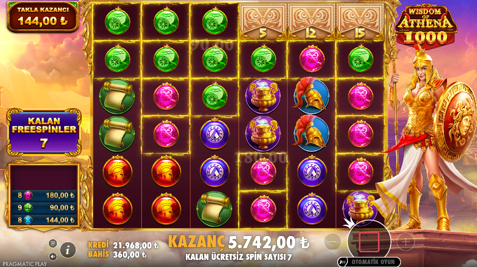 Wisdom of Athena 1000 Bonus