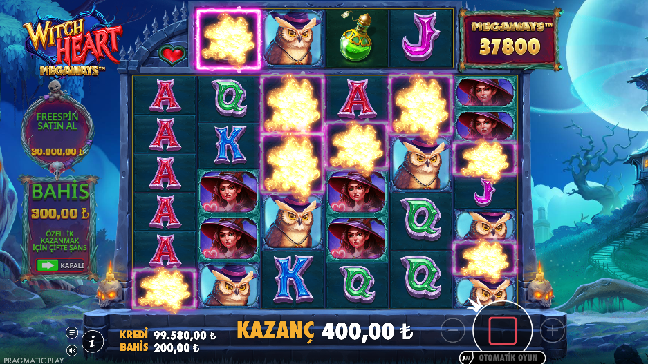 Witch Heart Megaways Gameplay