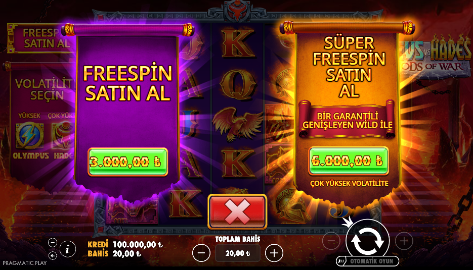 Zeus vs Hades: Gods of War Bonus