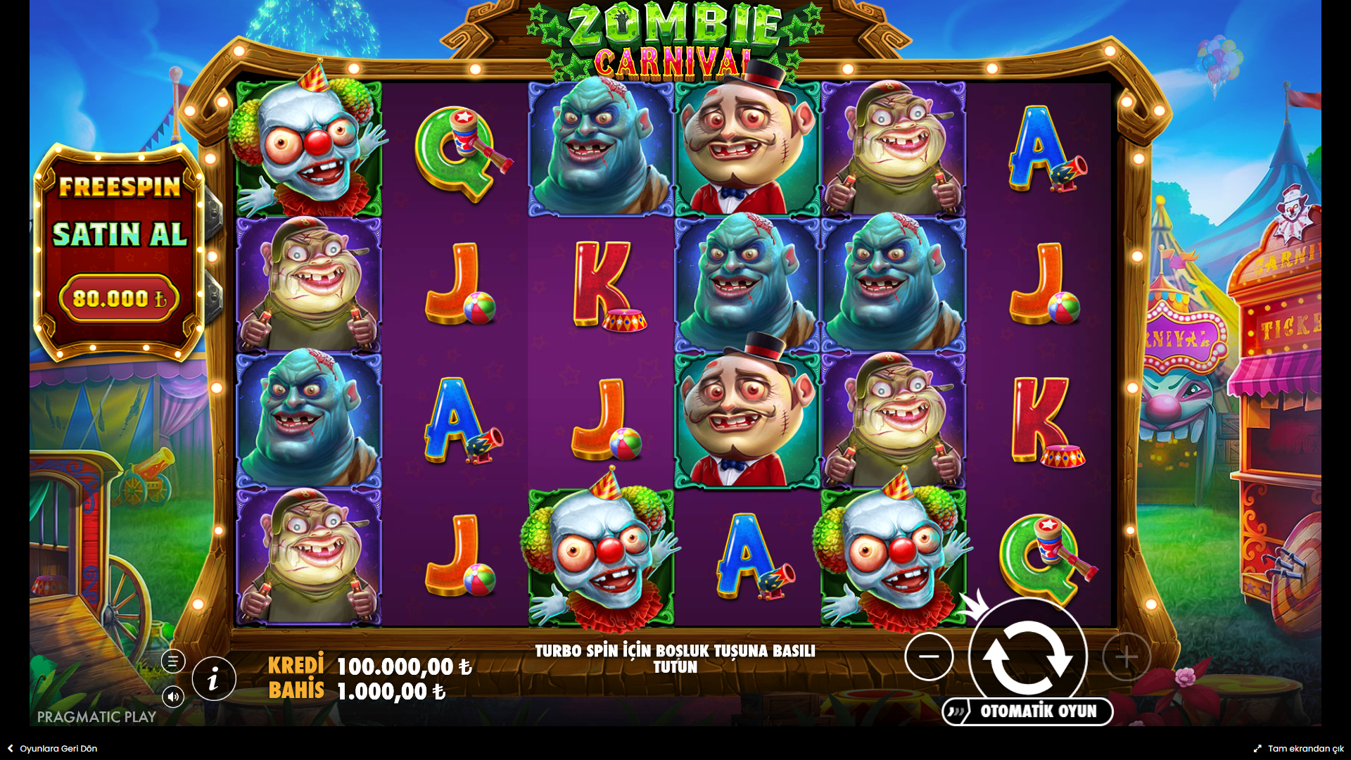 Zombie Carnival Gameplay